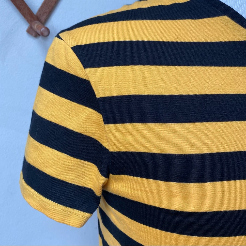 Saint Laurent Paris Striped Pocket Tee Mens Small - Picture 4 of 14